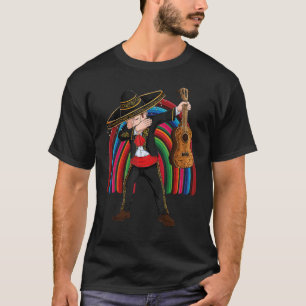 T-shirt Dab Costume Mariachi Mexicain Charro Cinco De Mayo