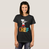 T-shirt Dab Dabbing Chef Cooking Guru Cook Retro Culinary (Devant entier)
