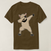 T-shirt Dab Dabbing Lama Beard Camelidae Cool Llama Cadeau (Design devant)