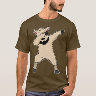 T-shirt Dab Dabbing Lama Beard Camelidae Cool Llama Cadeau