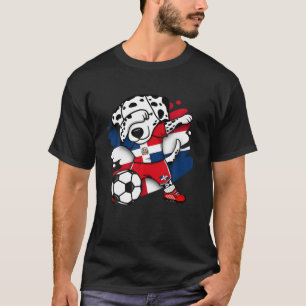 T-shirt Dab Dalmatie République Dominicaine Fans de footba