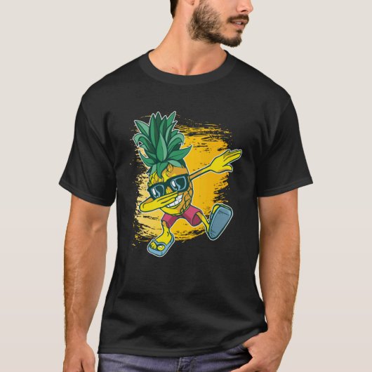 T-shirt dab dance ananas (Devant)