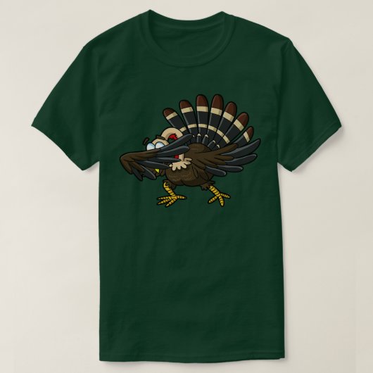 T-shirt Dab de Thanksgiving Dinde Dab Humour Danse (Design devant)
