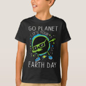 T-shirt Dab Earth Solaire Eclipse Go Planet Your Earth D (Devant)