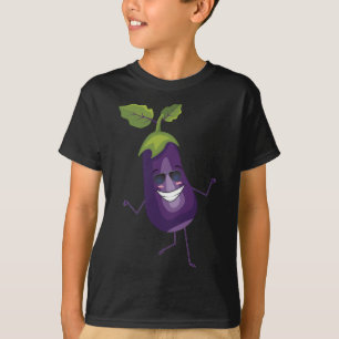 T-shirt Dab Eggplant Danser Dabbing Eggplant Fruits