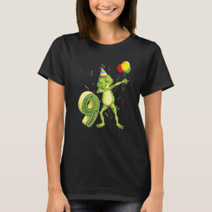 T-shirt Dab Frog 9e anniversaire Neuf ans 9 ans Anniversai