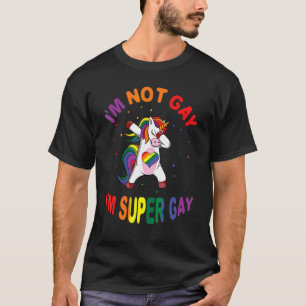 T-shirt Dab Gay Unicorne Rainbow Gay pride Lgbtq Lgbt Prid