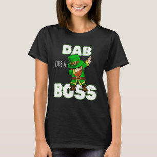 T-shirt Dab Like a Boss St Paddy's Day Unicorn Boys Girls
