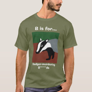 T-shirt d'abattage de blaireau