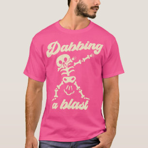 T-shirt Dabbing a Blast Funny Skeleton Fart Joke