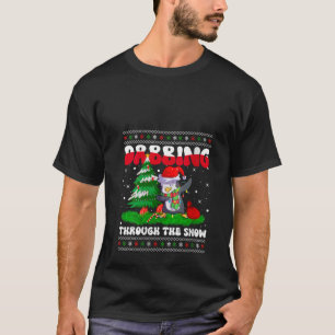 T-shirt Dabbing À Travers La Danse De La Neige Pingouin Ch