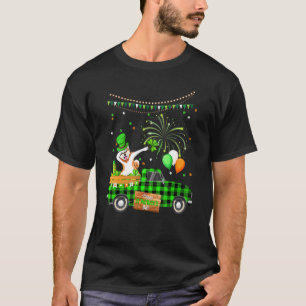 T-shirt Dabbing Akita Chien Shamrock St Patrick's Day