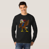 T-shirt Dabbing American Bald Eagle 4 juillet Dab Boys G (Devant entier)