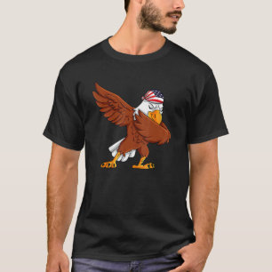 T-shirt Dabbing American Bald Eagle 4 juillet Dab Boys G