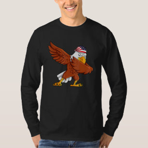 T-shirt Dabbing American Bald Eagle 4 juillet Dab Boys G