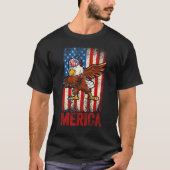 T-shirt Dabbing American Eagle 4 juillet Boys Hommes Améri (Devant)