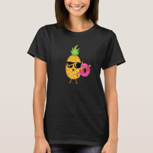 T-shirt Dabbing ananas Flamant rose Float Aloha Plages Haw