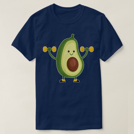 T-shirt Dabbing Avocado Funny Vegan Food Lover Teids W (Design devant)