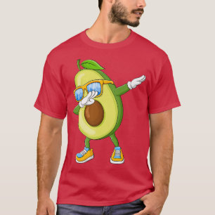 T-shirt Dabbing Avocado porter des lunettes de soleil Enfa