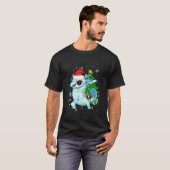 T-shirt Dabbing Axolotl Enfants Garçon Pyjamas de Noël de (Devant entier)