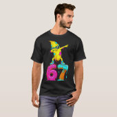 T-shirt Dabbing Banana 67 Ice Cream Drip Funny Six Seven M (Devant entier)