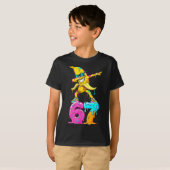 T-shirt Dabbing Banana 67 Ice Cream Drip Funny Six Seven M (Devant entier)