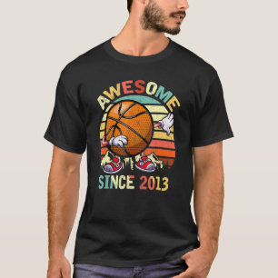 T-shirt Dabbing Basketball Awesome Depuis 2013 Hommes Anni