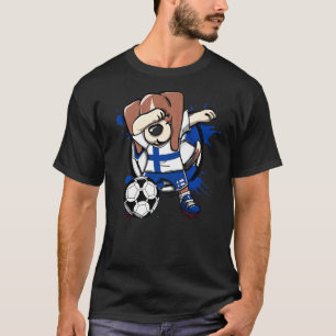 T-shirt Dabbing Beagle Chien Finlande Fans de football Jer