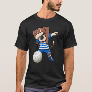 T-shirt Dabbing Beagle Dog Greece Jersey Greek Volleyball