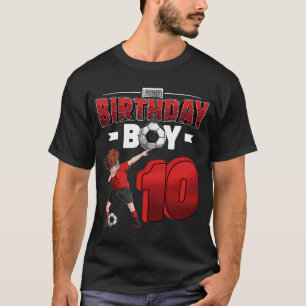 T-shirt Dabbing boy 10 ans Soccer Player 10e anniversaire