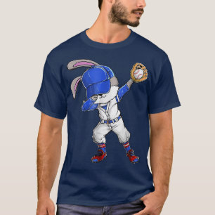 T-shirt Dabbing Bunny Jour de Pâques Capteur de baseball H
