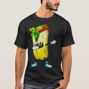 T-shirt Dabbing Burrito Drôle Nourriture mexicaine