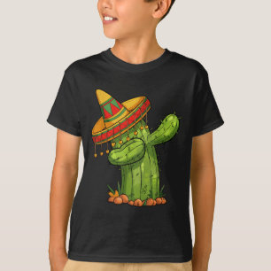 T-shirt Dabbing cactus sombrero cinq de mayo garçons homme