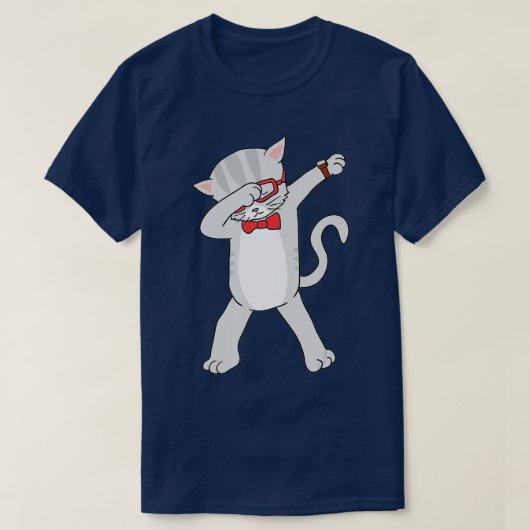 T-shirt Dabbing Chat Funny Dab Cadeau Chat Ee (Design devant)