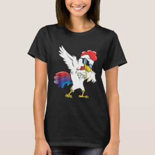 T-shirt Dabbing Chicken Décoration de la fête du poulet