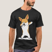 T-shirt Dabbing Corgi Funny (Devant)