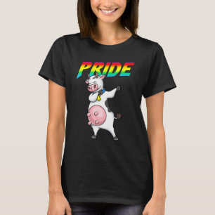 T-shirt Dabbing Cow Lesbian Bisexual Gay Lgbt Pride