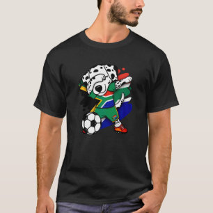 T-shirt Dabbing Dalmatian Afrique du Sud Fans de football