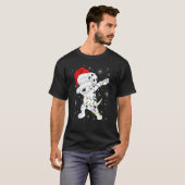 T-shirt Dabbing Dalmatie Chien porter le chapeau du Père N (Devant entier)