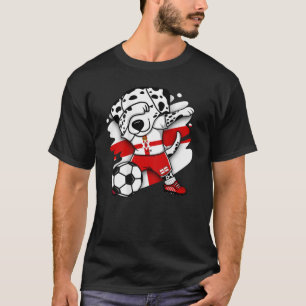 T-shirt Dabbing Dalmatien Irlande du Nord fans de football