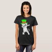 T-shirt Dabbing Dalmation Jour de la Saint Patrick Hommes  (Devant entier)