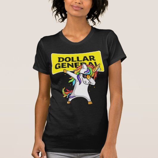 T-shirt Dabbing Dollar General Unicorn (Devant)