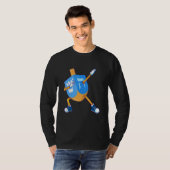 T-shirt Dabbing Dreidel Funny Hanoukka Chanukah Pour Les E (Devant entier)