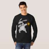 T-shirt Dabbing Easter Bunny Kids Softball Dab Dance (Devant entier)