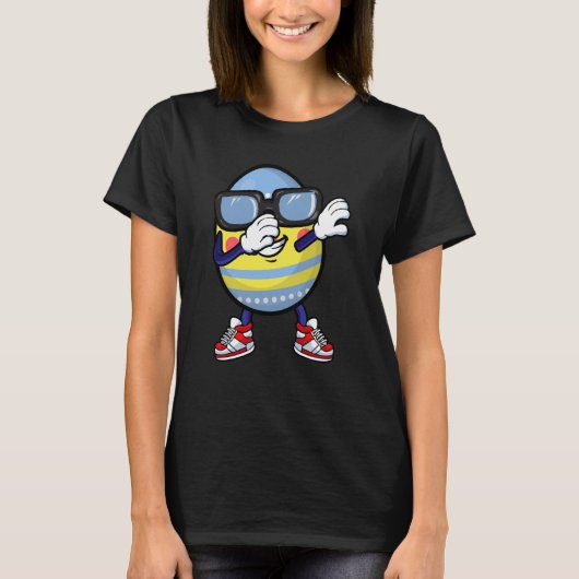T-shirt Dabbing Easter Egg Lunettes de soleil Garçons Enfa (Devant)
