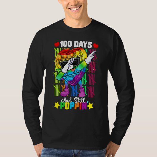 T-shirt Dabbing Fidget Toy 100 Jours D'École Et Encore Po (Devant)