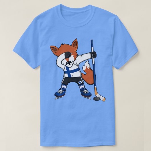 T-shirt Dabbing Fo Finland Fans de hockey sur glace Jersey (Design devant)