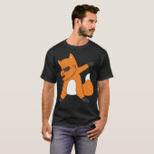 T-shirt Dabbing Fox Funny Fox Dab (Devant entier)
