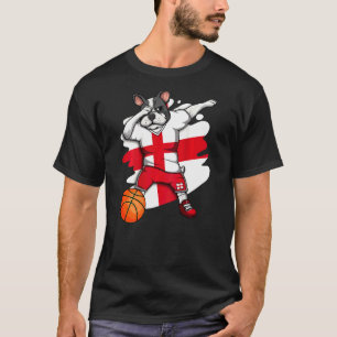 T-shirt Dabbing French Bulldog England Basketball Fan Jers