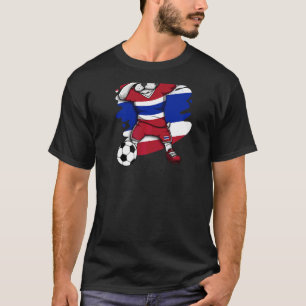 T-shirt Dabbing French Bulldog Thaïlande Soccer Fans Jerse
